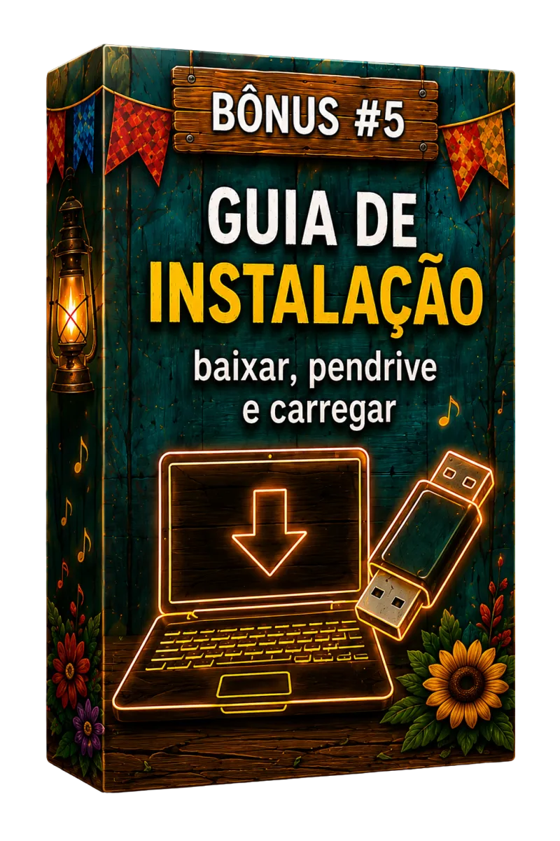 Mockup Guia de Instalação