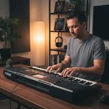 Tocando teclado